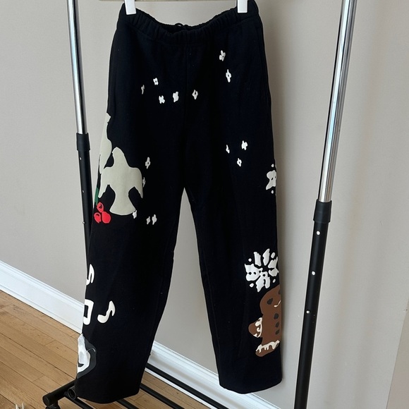 SKIMS Pants - SKIMS X CPFM PRINTED STRAIGHT LEG PANT | Onyx Gingerbread Print